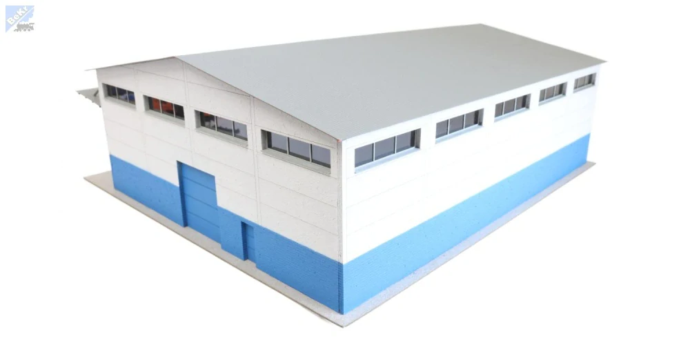 Igra model 232016 Skladovací hala, stavebnice Laser Cut