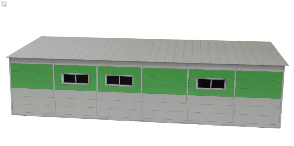 Igra model 232024 Hala typ 1, stavebnice Laser Cut 