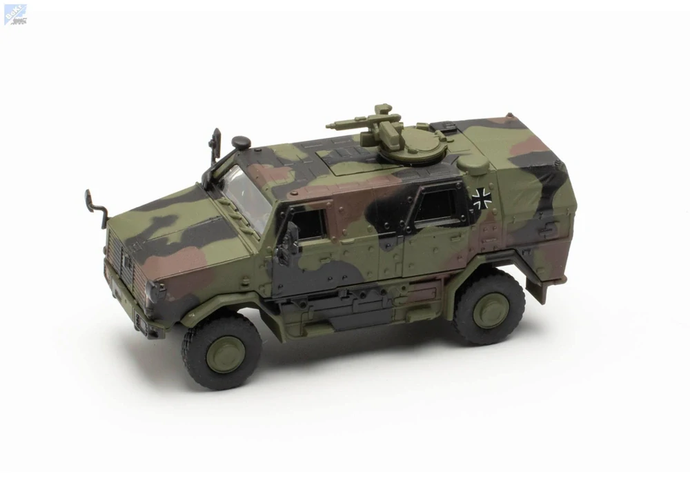 Herpa 746168 Všeobecně ochranné dopravní vozidlo (ATF) Dingo s FLW 100, bez kamufláže