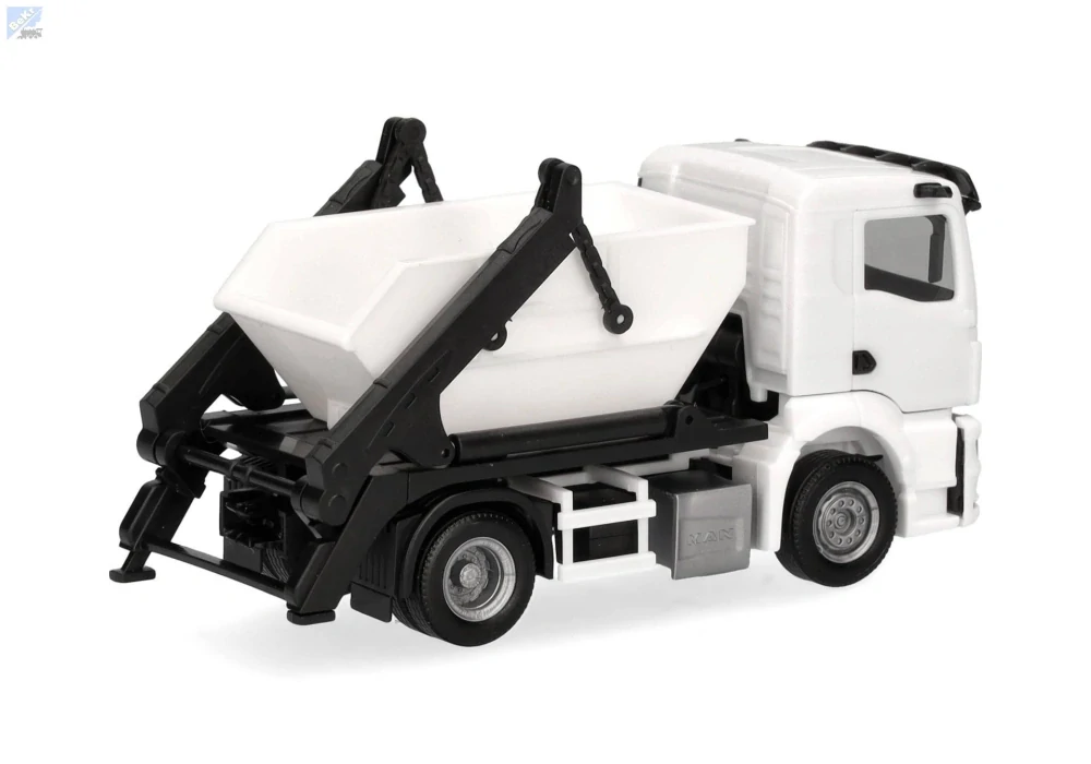 Herpa 013987 Herpa MiniKit: Kontejnerový nakladač MAN TGS NN AK12, bílý, 1ks, stavebnice