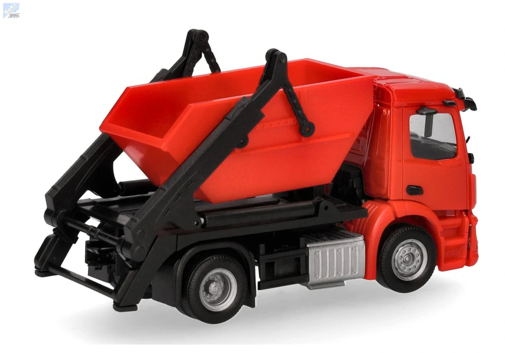 Herpa 013994 Herpa MiniKit: Kontejnerový nosič Mercedes-Benz Actros S AK12, červený 1ks, stavebnice