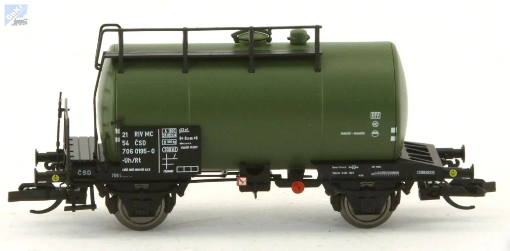 Saxonia Modellbau 120079 Set tří 2-osých cisteren Uh/Rt ČSD