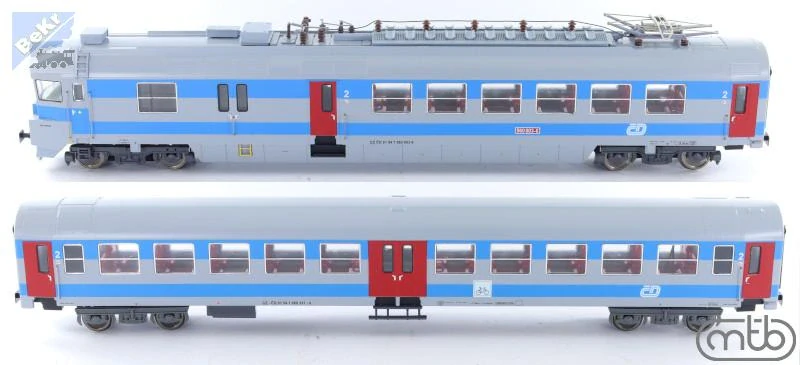 MTB 560003+060301 Elektrická jednotka 560 003 + vložený vůz 060 301 ČD Panťák !!! AKCE !!!