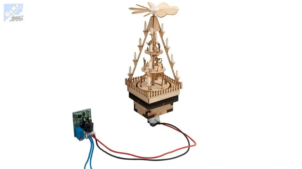 Noch 66413 Vánoční trh s mikro pohybem, stavebnice Laser-Cut