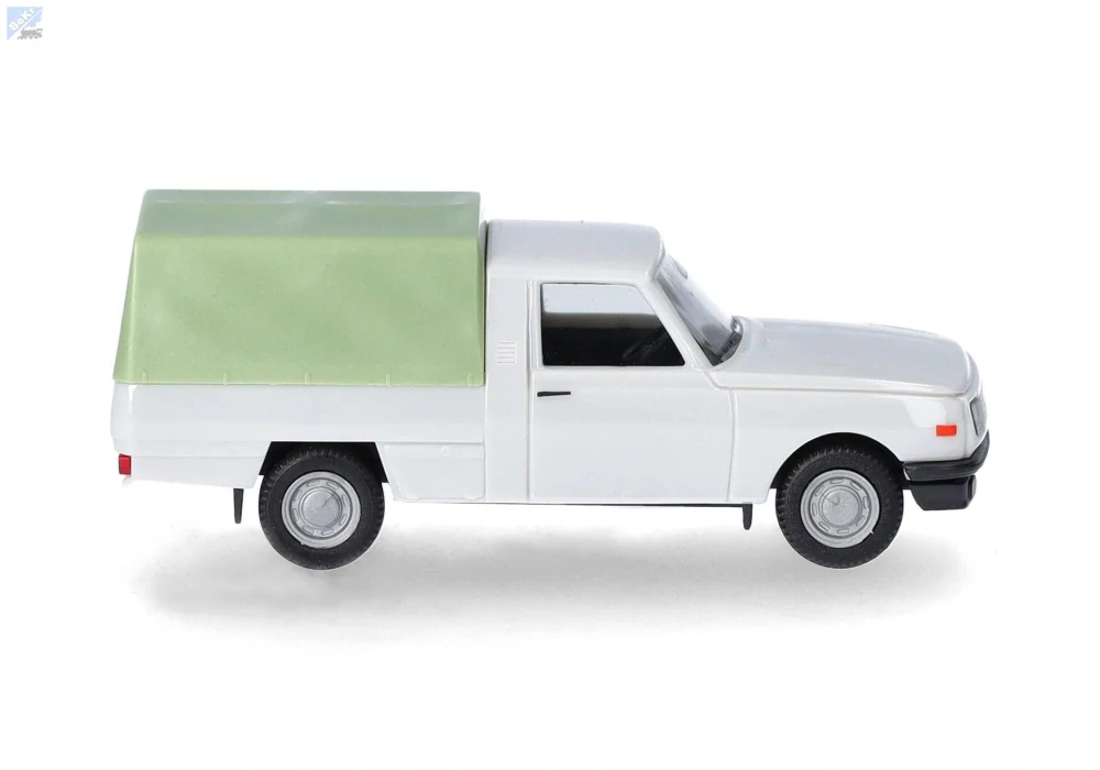 Herpa 420921-002 Wartburg 353 Trans '85 s plachtou, světle šedá