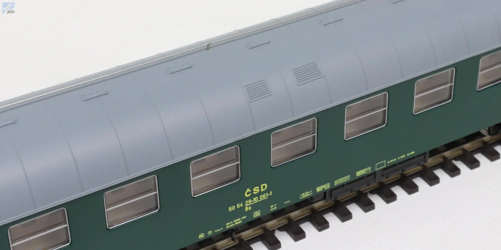 Igra model 97110063 Osobní 4-osý vůz 2. tř., Ba s rozhlasovou ústřednou, 4dv., Praha ČSD !!! AKCE !!!