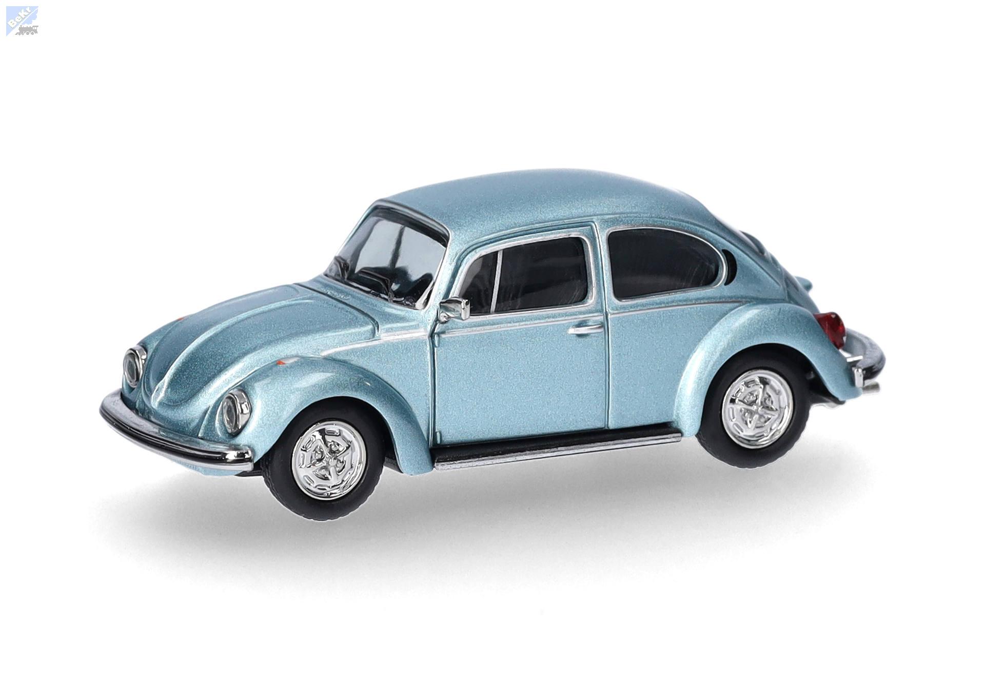 Herpa 430982-003 Volkswagen (VW) Beetle 1303, metalická barva Marathon Blue
