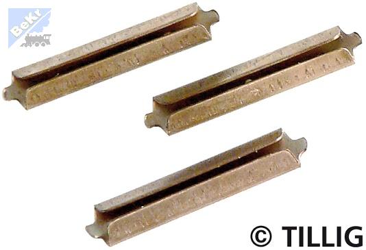 Tillig 85501 Kolejové spojky vodivé/25ks patinované