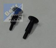 Roco 107393 Nárazník kulatý rovný, 1ks, Zamračená