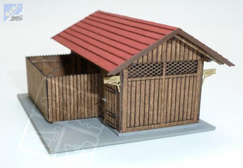 Igra model 120008 Záchodky Dačice, stavebnice Laser Cut