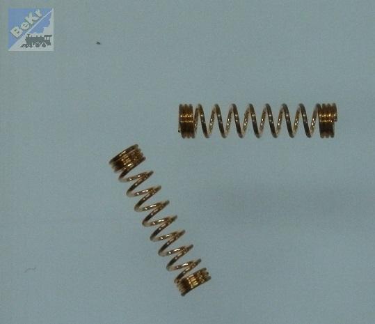Roco 116812 Přítlačná (kontaktní) pružina uhlíku motoru 2,3 x 9,9 mm, 1ks