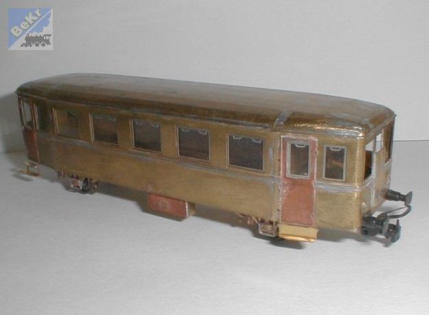 Jan Cekul 060246 Přípojný vůz Blm k M131.1, stavebnice modelu z lept. plechu