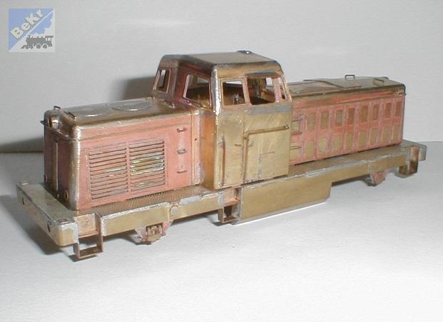 Jan Cekul H017 Dieselová loko 725 ex T444.0 Plešatá, stavebnice z leptaného plechu