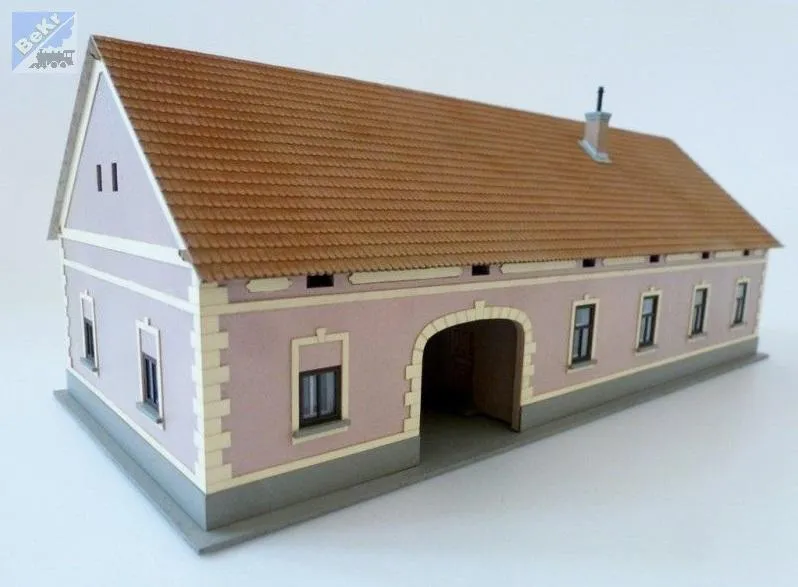 Igra model 151010 Venkovský dům typ 1, stavebnice Laser Cut