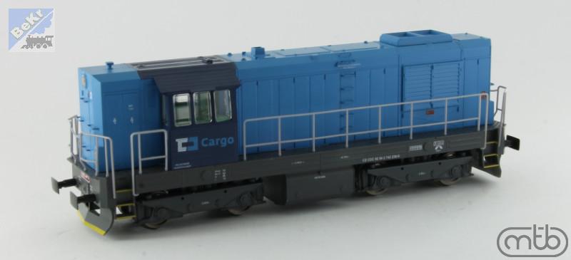 MTB 742238 Dieselová lokomotiva 742 238-9 ČD Cargo Kocour