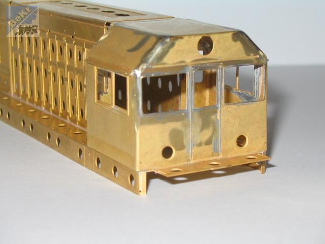 DK-model H00208 Motorová lokomotiva T458.1 (721) – 1.serie ČSD, Velký Hektor, stavebnice z leptaného plechu