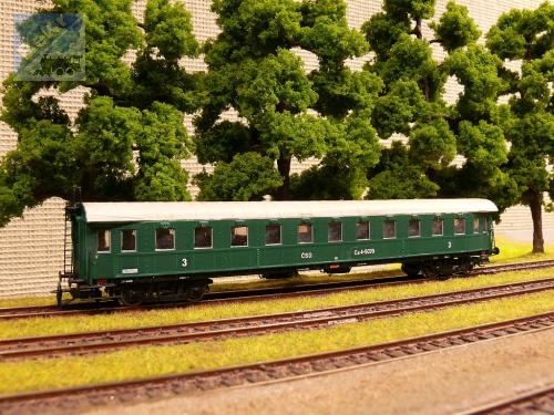 DK-model TT0500 Osobní 4-osý vůz Ca r.v. 1930 -"Pancéřák", stavebnice z leptu