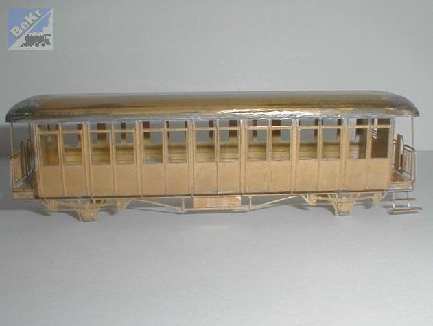 Jan Cekul 060208 Osobní 2-osý vůz Ci (Bi) r.v. 1911, stavebnice modelu z leptaného plechu