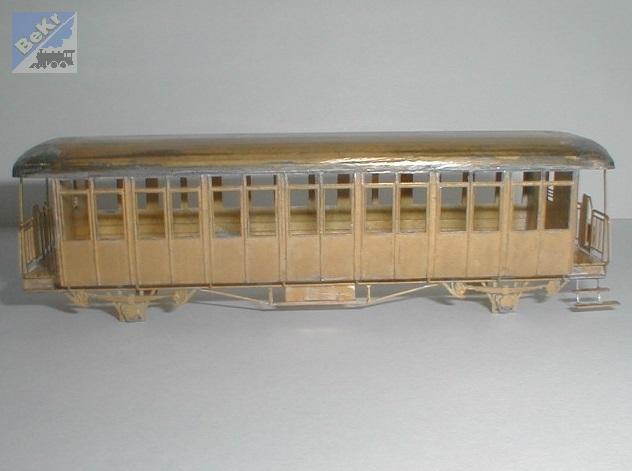 Jan Cekul 060185 Osobní 2-osý vůz Ci (Bi) r.v. 1904, stavebnice modelu z leptaného plechu