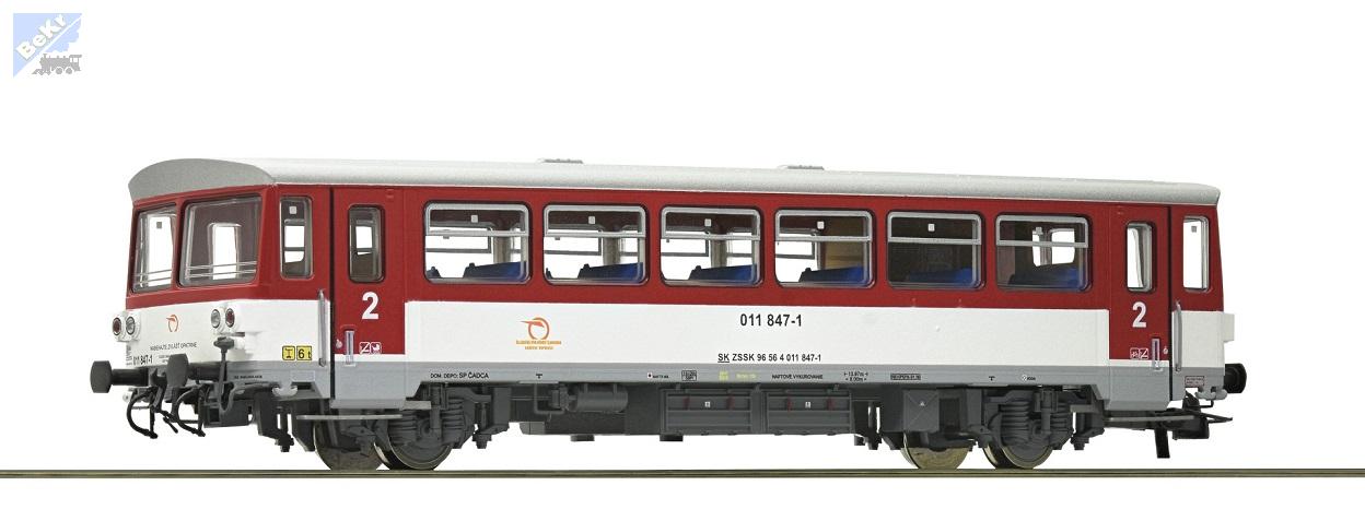 Roco 74243 Přívěsný vůz Baafx011 k motorovému vozu 810 ŽSSK