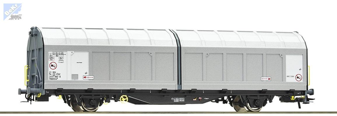 Roco 77486 Uzavřený 4-osý vůz Hbbillns s posuvnými bočnicemi ČD Cargo