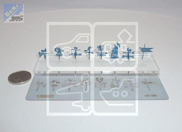 Igra model 121002 Model Korouhví, balení obsahuje 8 různých kusů, stavebnice Laser Cut