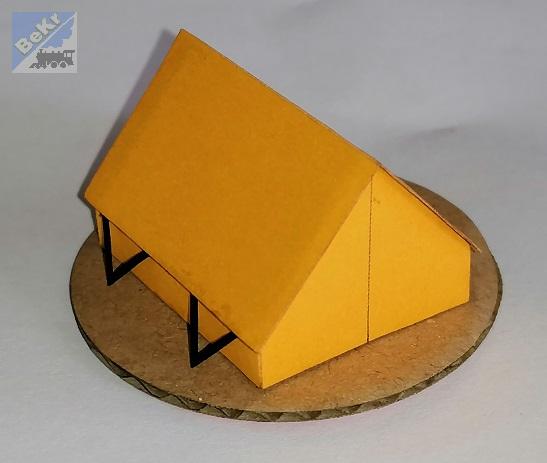 BuBi-model TT70076Hž Stan áčko, žlutý, 23 x 18 x 15mm, hotový, sestavený a nabarvený model