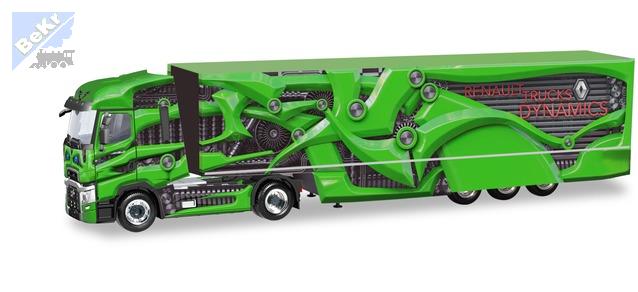 Herpa 310796-002 Renault T skříňový návěs "TOUR DE DYNAMICS"