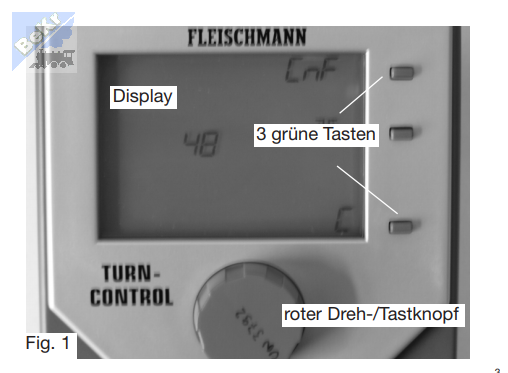Fleischmann 6915 Řídící jednotka točny s LCD displejem pro analogový i digitální provoz