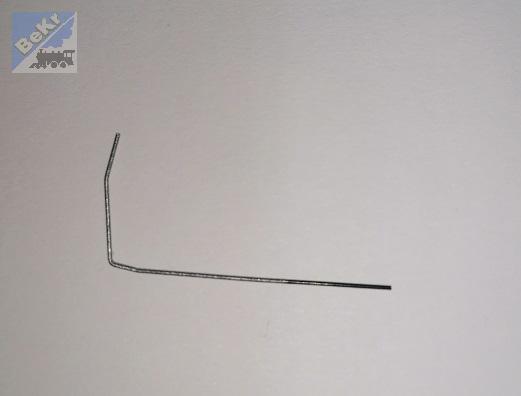 Roco 138467 Čelní madlo stříbrné, pravé, BR 186, 1ks