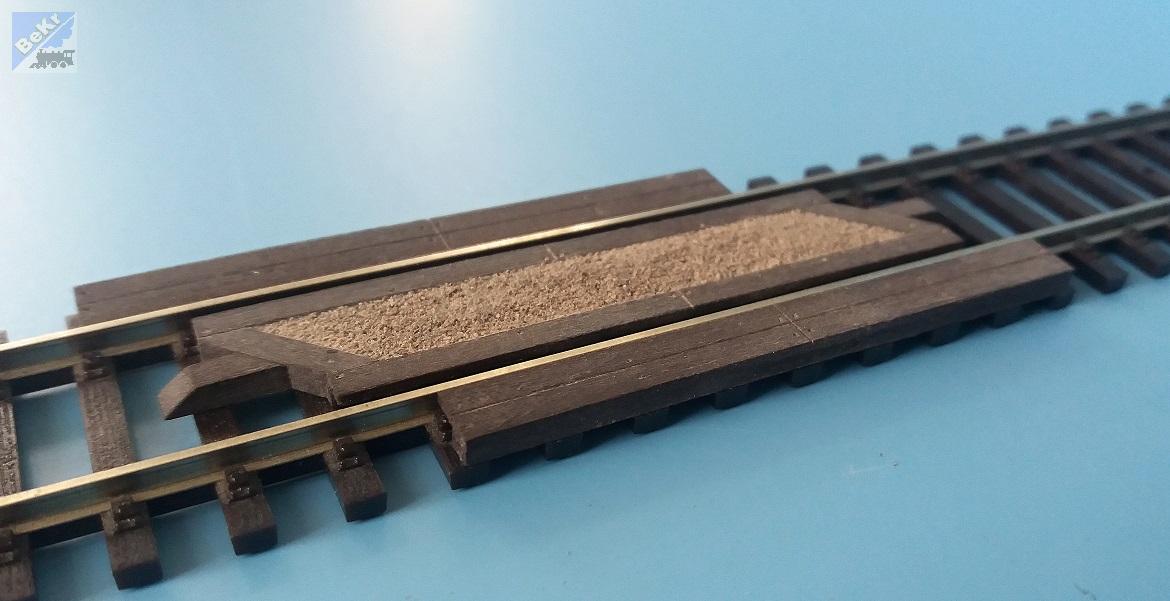 VERAMO CZ H0050219 Přejezd šikmý P/L pro kolej výška 2,1 mm PATINA