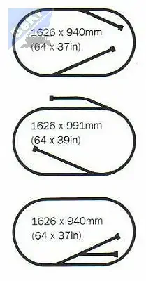 Peco ST-101 Set kolejiva SETRACK pro začátečníky, rádius R3 495mm