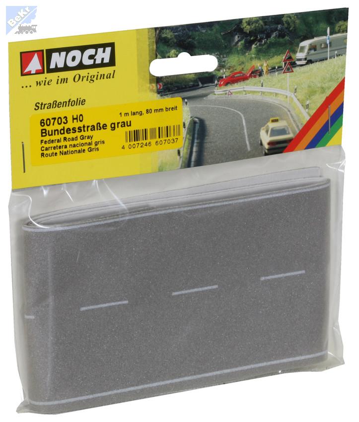 Noch 60703 Silnice asfaltová šedá, přímá, šíře 80mm, délka 1000mm