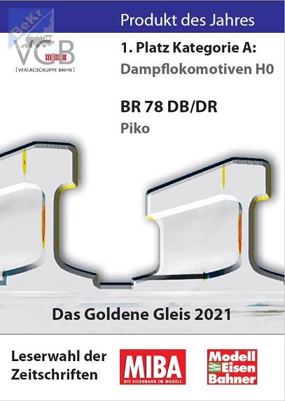 Piko 50609 Parní lokomotiva BR 078 246-6 DB se zvukem a kouřením !!! AKCE !!!