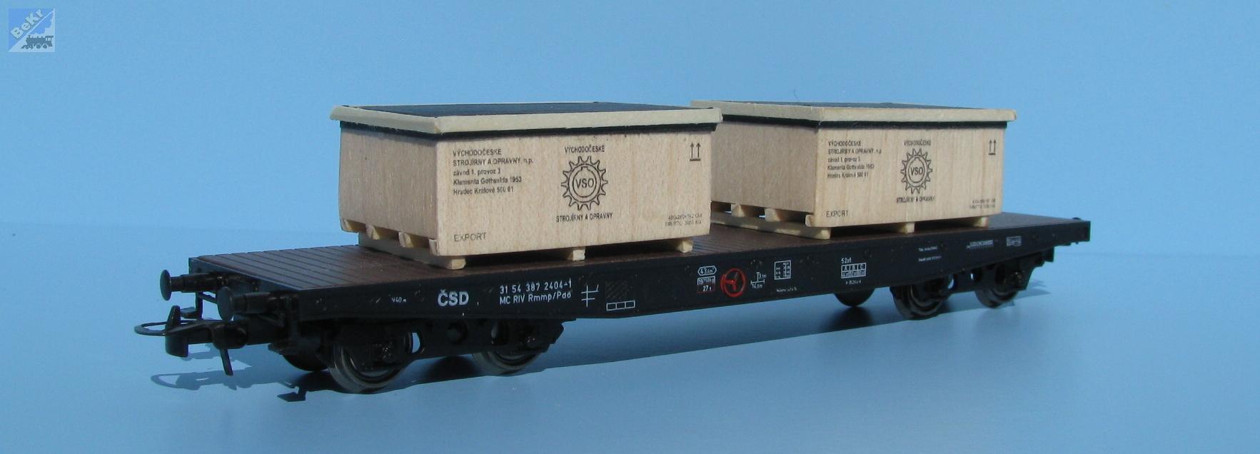 VERAMO CZ H0010302 Náklad dřevěná bedna čtyřcestná VSO I