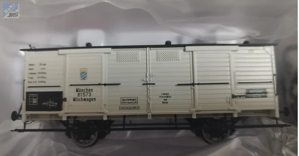 Brawa 50357 Uzavřený 2-osý vůz na přepravu mléka K.Bay.Sts.B.