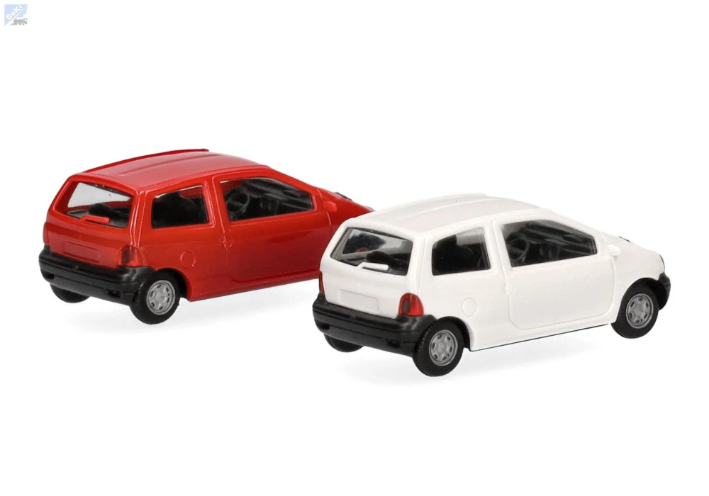 Herpa 012218-007 Herpa MiniKit: Renault Twingo, sada vínově červená/bílá 1+1ks, stavebnice