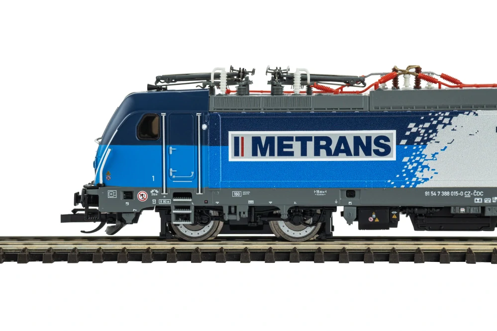 Piko 47809 Elektrická lokomotiva 388 015-0 TRAXX 3, METRANS - ČD Cargo se zvukem
