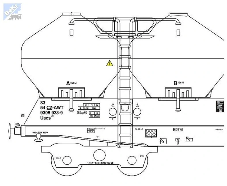 Bramos Raj933AWT Obtisk CZ-AWT Uacs 83 54 9309 933-9