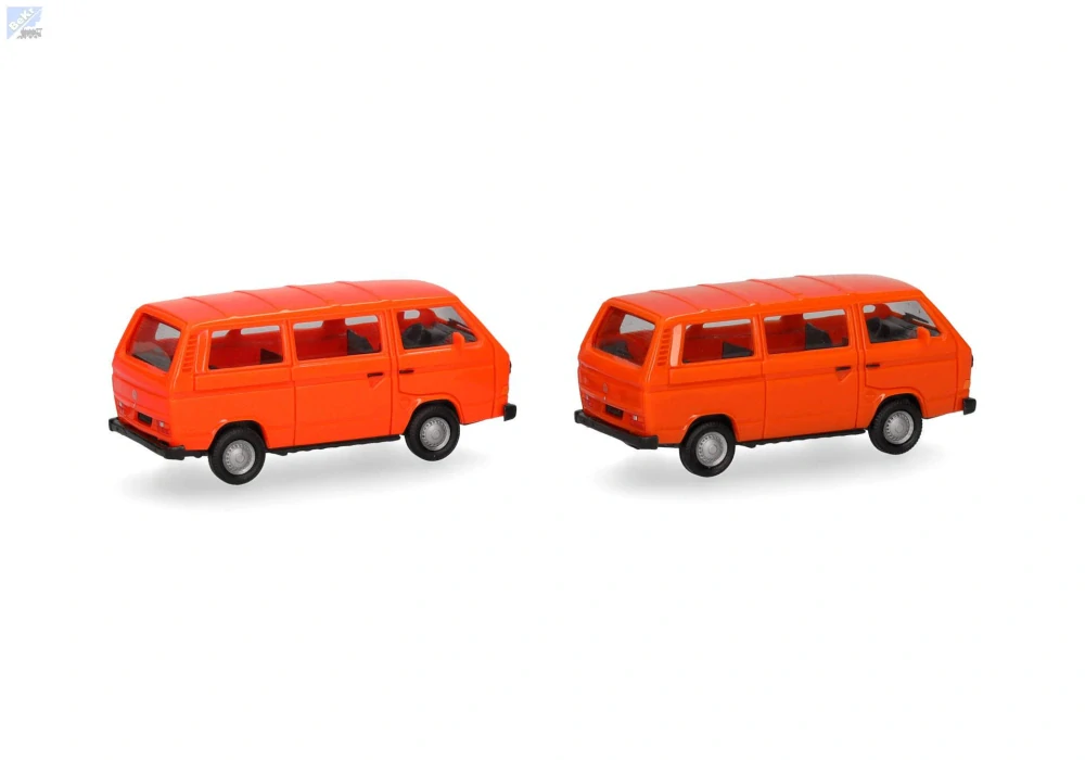 Herpa 013093-006 Herpa MiniKit: Volkswagen (VW) T3 Bus, zářivě oranžová/oranžová 1+1ks, stavebnice
