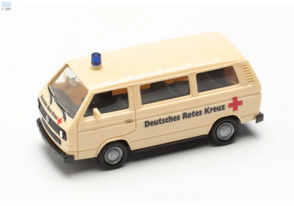Herpa 097611 Volkswagen (VW) T3 Bully "Německý Červený kříž" (BASIC)