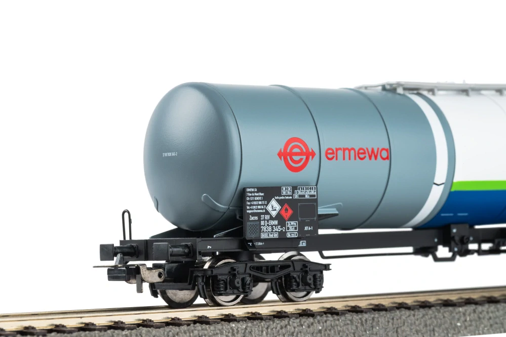 Piko 24627 Kotlový 4-osý vůz Zacns Ermewa/OMV, D-ERMW