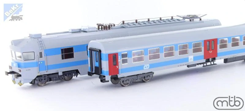 MTB 560003+060301 Elektrická jednotka 560 003 + vložený vůz 060 301 ČD Panťák !!! AKCE !!!