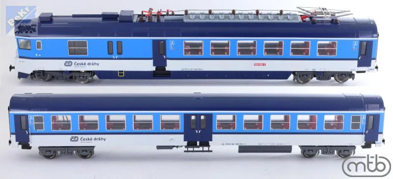 MTB 560008+060016 Elektrická jednotka 560 008 + vložený vůz 060 016 ČD Panťák !!! AKCE !!!