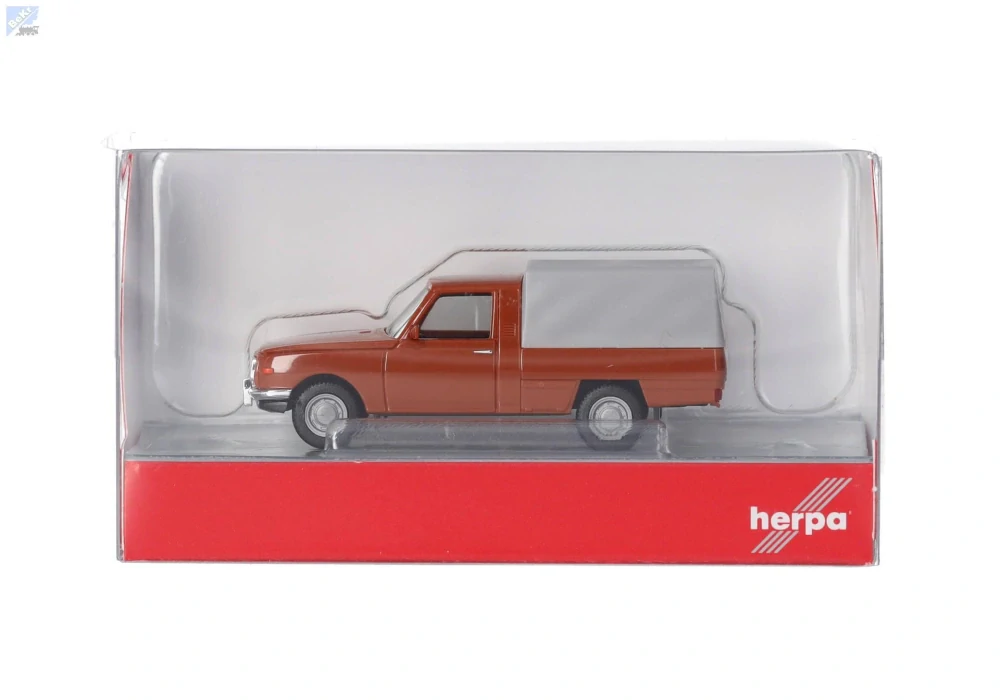 Herpa 420945-002 Wartburg 353 Trans '66 s plachtou, hnědý