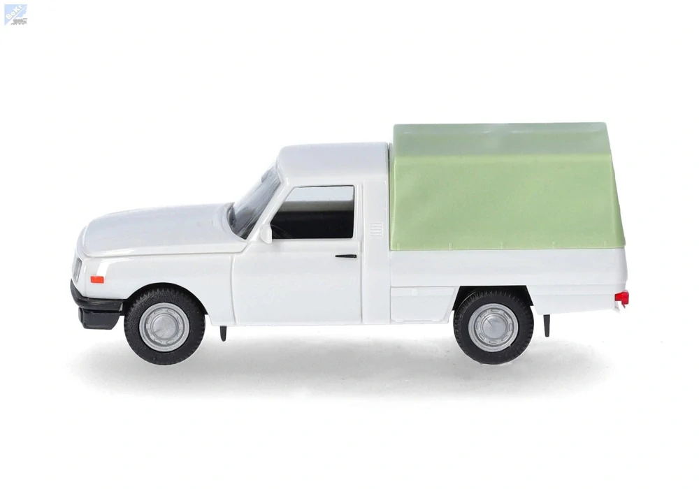Herpa 420921-002 Wartburg 353 Trans '85 s plachtou, světle šedá