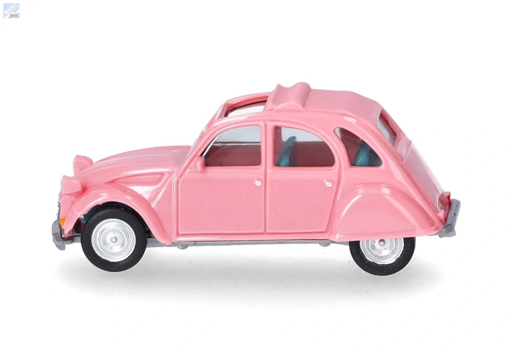 Herpa 020824-008 Citroen 2CV, kabriolet, světle růžová