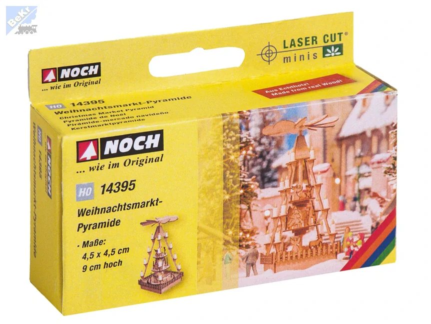 Noch 14395 Vánoční trh Pyramida, stavebnice LASER CUT