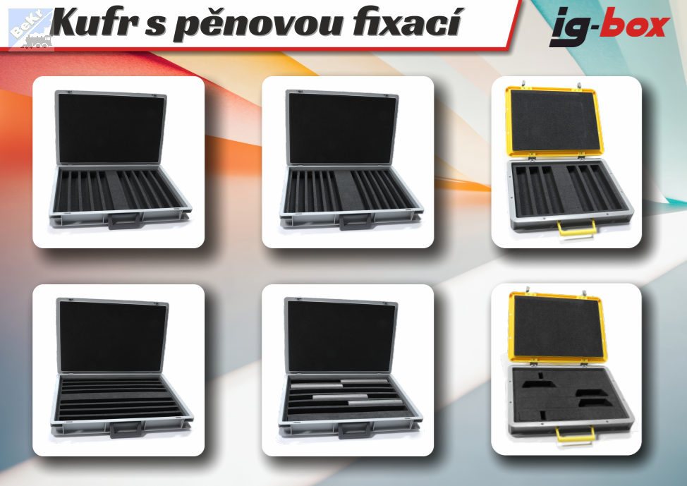 Igra model 90430502 Kufr s pěnovou fixací 40 x 30 cm typ 2