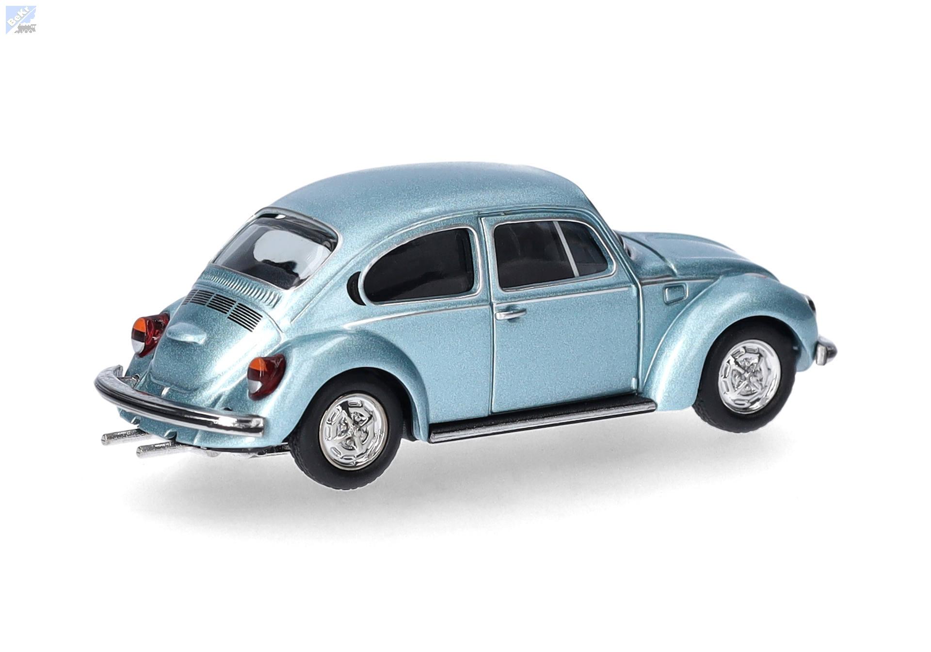 Herpa 430982-003 Volkswagen (VW) Beetle 1303, metalická barva Marathon Blue